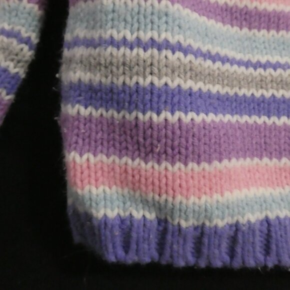 Y2K - OLD NAVY - Baby | 3T | Pastel Striped Knit Sweater - Picture 14 of 16